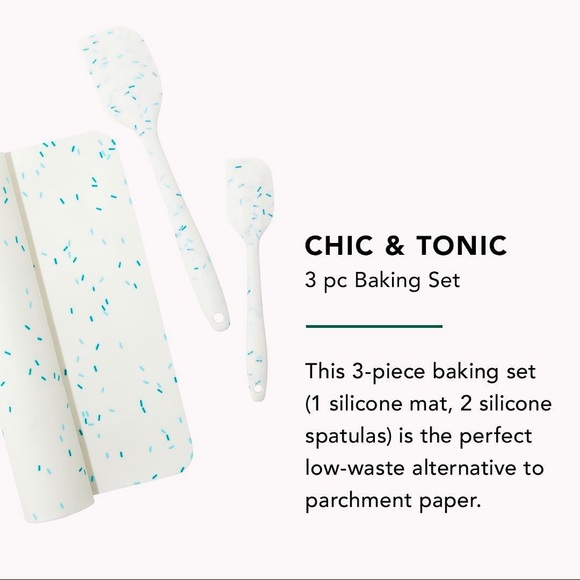 🌸 Chic & Tonic 3 pc Baking Set 🌸 - Picture 2 of 2